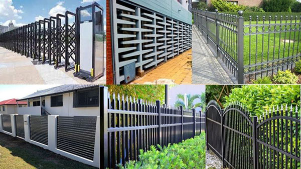 mẫu hàng rào biệt thự đẹp bằng sắt