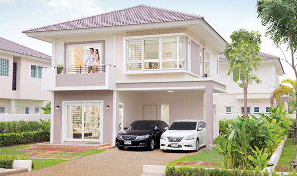 mẫu nhà biệt thự 2 tầng sân vườn 2