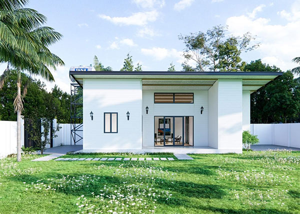 mẫu nhà cấp 4 đẹp giá rẻ 300 triệu hiện đại