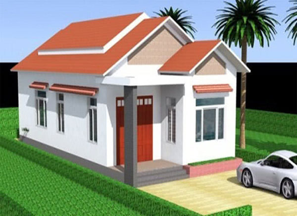 mẫu nhà cấp 4 đẹp giá rẻ 300 triệu hiện đại
