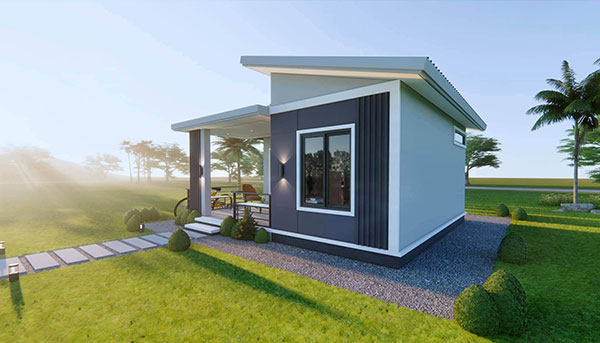 mẫu nhà cấp 4 ở nông thôn 250 triệu nhỏ hẹp