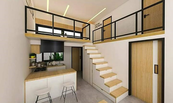 mẫu nhà gác lửng phong cách nhật bản