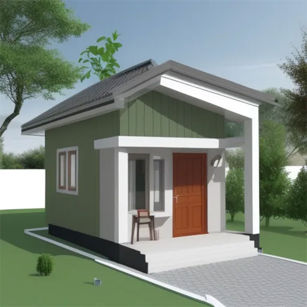 mẫu nhà ống 1 tầng nông thôn diện tích nhỏ
