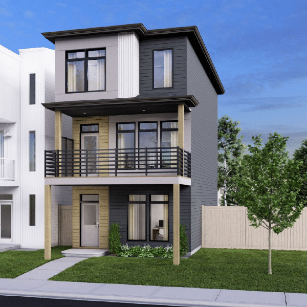 mẫu nhà phố 3 tầng sang sịn