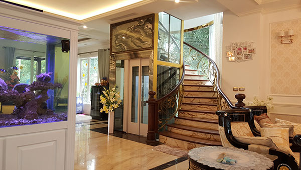 mẫu thiết kế nhà 5x13m có thang máy đẹp nhất