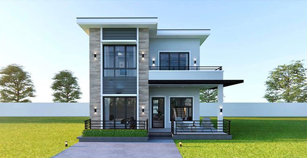 mẫu thiết kế nhà đẹp 2 tầng