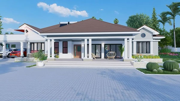 mẫu thiết kế nhà đẹp cấp 4 cao cấp