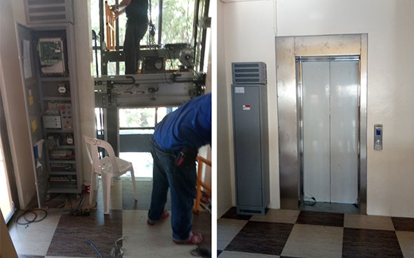 quy trình lắp đặt thang máy mini 1 người