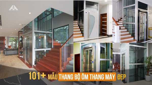 thang bộ ôm thang máy