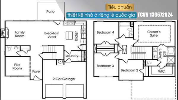 tiêu chuẩn thiết kế nhà ở riêng lẻ
