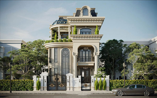 ưu điểm mẫu nhà biệt thự tân cổ điển