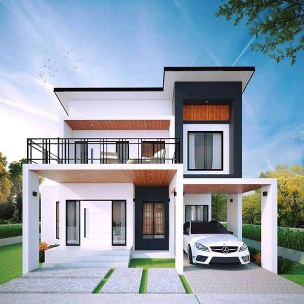 ưu điểm thiết kế nhà 2 tầng hiện đại