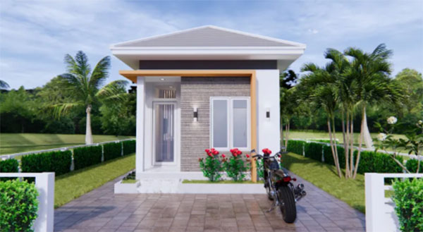 ưu điểm xây nhà ống 1 tầng nông thôn