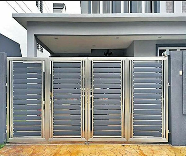 vì sao mẫu cổng inox ngày càng được ưa chuộng