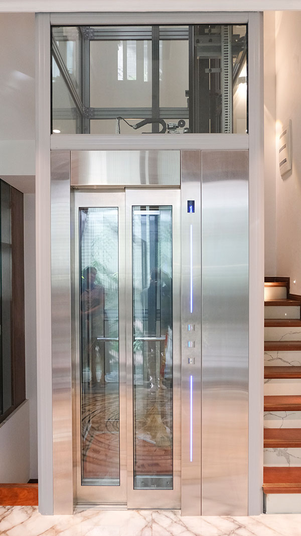 giải pháp thiết kế nhà 4x10m có thang máy