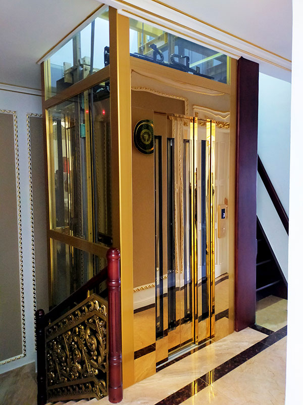Mẫu thiết kế nhà 40m2 có thang máy nổi bật