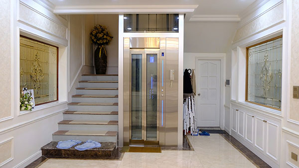 mẫu thiết kế nhà 50m2 có thang máy đẳng cấp