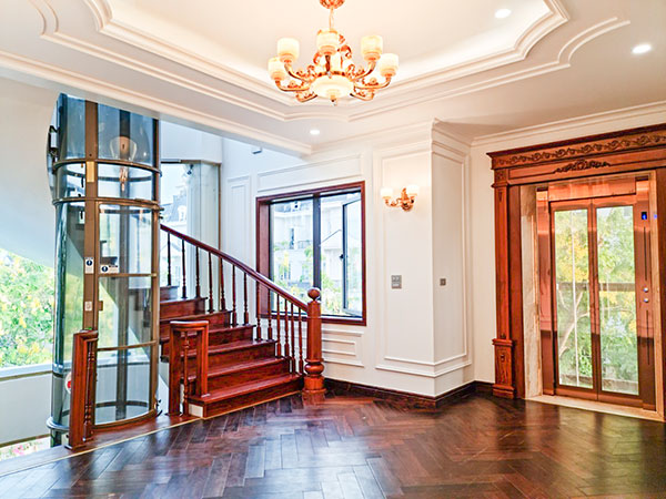 mẫu thiết kế nhà 6x12 có thang máy hiện đại