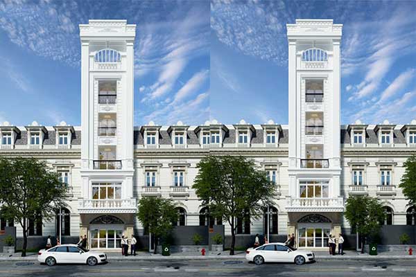 mẫu thiết kế nhà ống 7 tầng có thang máy đẹp nhất