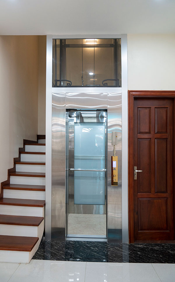 mẫu thiết kế nhà phố 5x20 3 tầng có thang máy