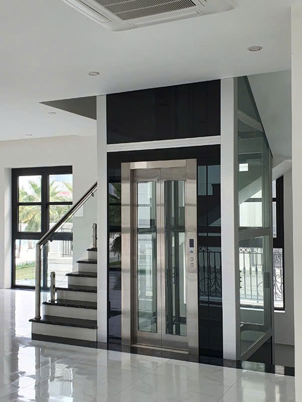 nguyên tắc thiết kế nhà 50m2 có thang máy
