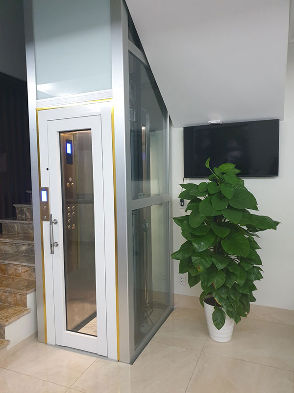 mẫu thiết kế nhà 4x12 có thang máy sang trọng