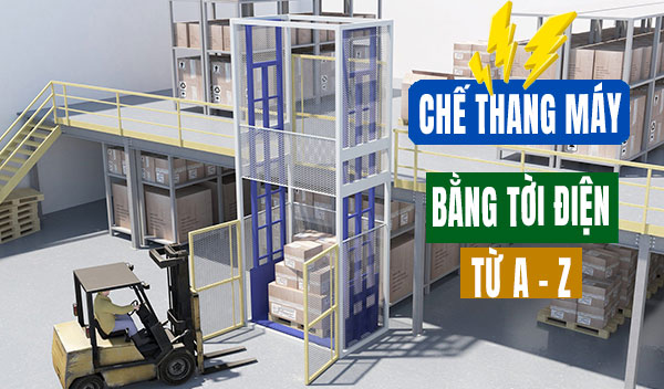 Những lưu ý quan trọng khi chế thang máy bằng tời điện